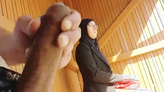 Muslim Bimbo Bus Stop Surprise! Teenage Pick-Up Prank Gone Wrong