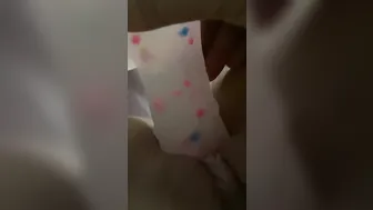 Having Fun with my Tight Freshly Waxed Soak Snatch