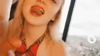 Slutty PAWG School bimbos Blows Dick inside Hotel Room