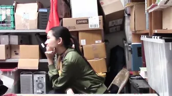 chinese 18 shoplifter Jade Noir offered her vagina to avoid jail