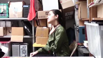 chinese 18 shoplifter Jade Noir offered her vagina to avoid jail