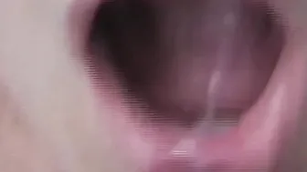 First Time Bombshell Felicia Suck and Rubs Dick for Cum