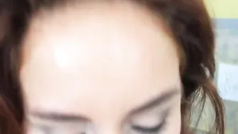 Kitchen lesbians make each other cum all over the counter