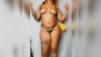 Dexters Cougar into her Micro Bikini