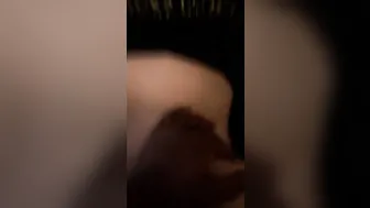 Blue Haired Hispanic taking some Morning Cock