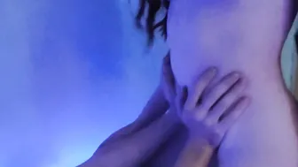 Stepsister Licked her Stepbrothers Booty inside Tights and was Screwed