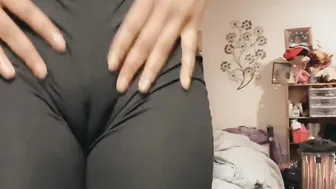 Crazy Sexy Cameltoe and Unshaved Vagina