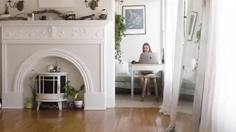 Wake Up With Pornstar April Snow. Follow Her As She Starts Her
