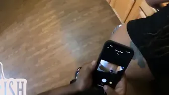 Fucking my Stepmom while she Cooking Dinner | Black Booty Cum Shot