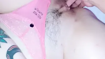 Super Sexy Red Haired Smokes Sativa  Squirts for her Daddy