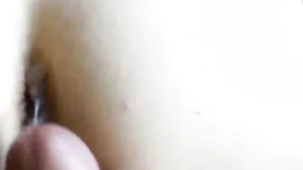My Cummed. Girlfriend Bareback Fucks and Jizzes on my Twat and Booty. ElsaRixterXXX