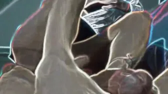 Paja Con Los Pies Estilo Dibujos Animados