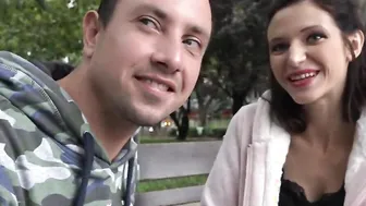 Slutty dark hair got butt boned with her hubby