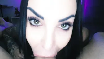 CUM INTO MOUTH I just Wanted to Suck his Dick before going to BED ChantyChrys