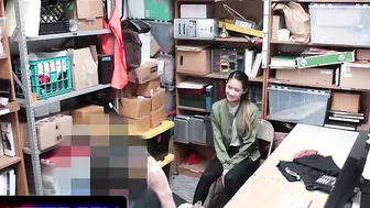 eastern Hot Jade Noir Caught Stealing by the Security Guard