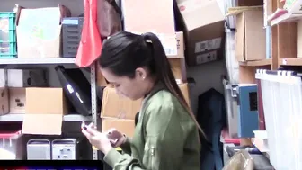 eastern Hot Jade Noir Caught Stealing by the Security Guard