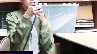 eastern Hot Jade Noir Caught Stealing by the Security Guard