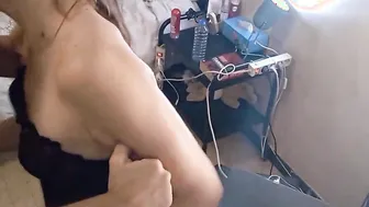 TA 707 (02) - French Milf Do Sex into Corset Spandex Leggings