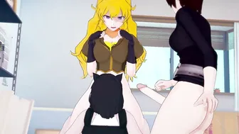 RWBY: Futa Ruby  Futa Blake Screwed Yang by Turn