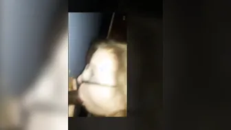 Blowing off my first ever Ebony Dick.