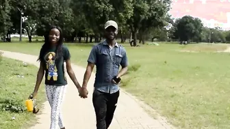 Promise fucks queen into the outdoors bush