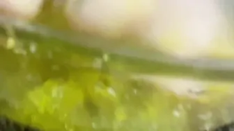 Yellow Jell-O between my Foot