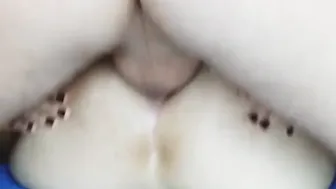 I banged into her narrow anal and then finish inside