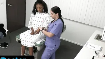 Stunning Black Princess Getting Fully Stripped and Screwed inside the Doctors Office during Check up