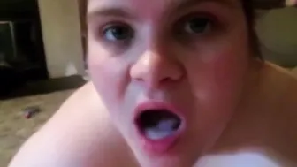 Fiance Blowing Cocks  Swallowing Random Men Cum compilation # one