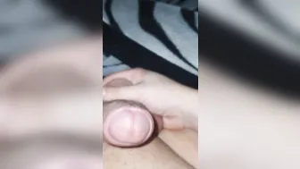 Step Milf take Step Son Nuts and Squeeze until Cum on her Hands