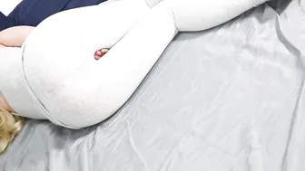Desperation porn video – Peeing Desperation Wetting the Bed Full Bladder will not Stop Coming out