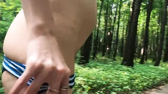 A Forest Nymph Walks inside the Park