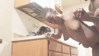 HARDCORE FUCKN a cougar DURING HER CHORES *FACIAL*