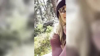 She Loves Showing her Adorable little Holes and Pissing for the Camera on our Hikes