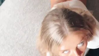 Mistress Asks for Quickie and Ends up with CUM inside her Eye - Facial