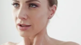 Rubs Rooms Jizzed orgasm for gigantic boobies blonde cougar Nathaly Cherie