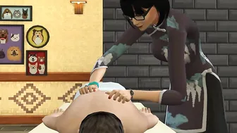 Son blackmails his cougar for an naughty grind after he caught her