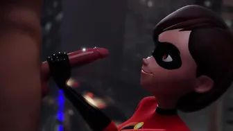 Helen Parr Rooftop Hand Job