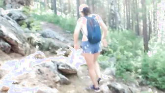 Sex Travel Vlog - Barefoot mom With Beauty Soles And Natural Jugs