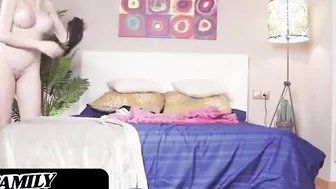 Blondie Paola Rough Drags Her African Step Brother Penis