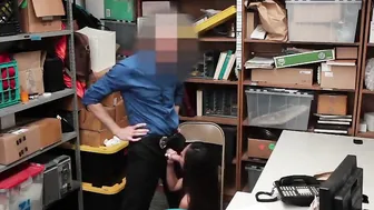 Slim oriental 18 Banged For Stealing