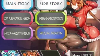 Bar Maid Regression [RPG Cartoon game] Ep.one fighting goblin and got nude