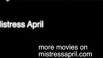 Domina Girlfriend April - vacuumized and sealed sub