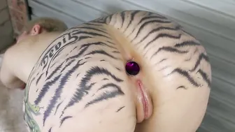 Daddy Put Chain inside my Asshole