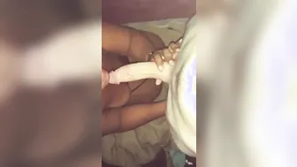 Black Ex girlfriend Throat my Gigantic White Penis