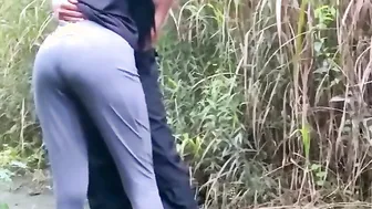 Outdoor Pic up cunt with mouth inside Jogging Path and Nailed her very Risky Outdoor - Desi Actress