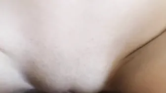point of view Gigantic Juicy Butt College Skank Moans with Satisfaction and Swallows Cum