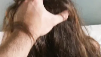 point of view Gigantic Juicy Butt College Skank Moans with Satisfaction and Swallows Cum