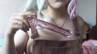sucking off glass penis -Furiyssh