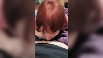 Deeply from Red Head on her Knees